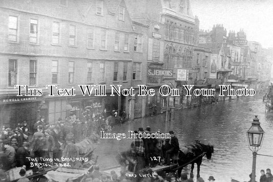 SO 2340 - The Flood In Broadmead, Bristol, Somerset 1882