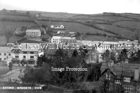 SO 2371 - Birds Eye View Of Exford, Somerset