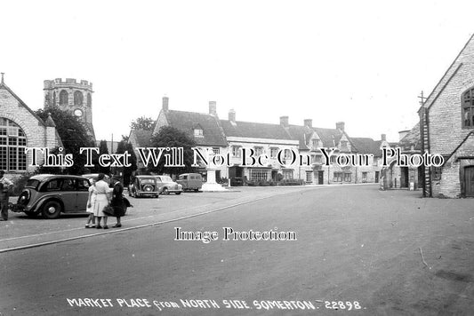 SO 2375 - Somerton Market Place, Somerset c1963