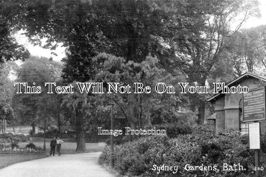 SO 2454 - Sydney Gardens, Bath, Somerset c1912