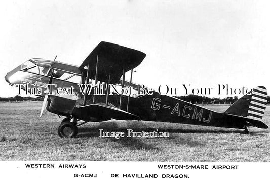 SO 2466 - De Havilland Dragon, Western Airways, Weston Super Mare