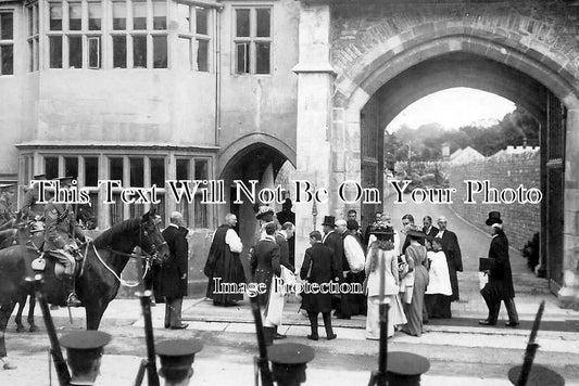 SO 2467 - Royal Visit To Glastonbury Abbey, Somerset 1909