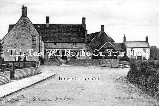 SO 2487 - Ditcheat Post Office, Somerset c1904