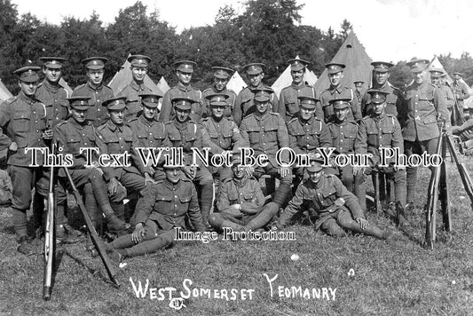 SO 2497 - West Somerset Yeomanry Camp, Somerset c1914