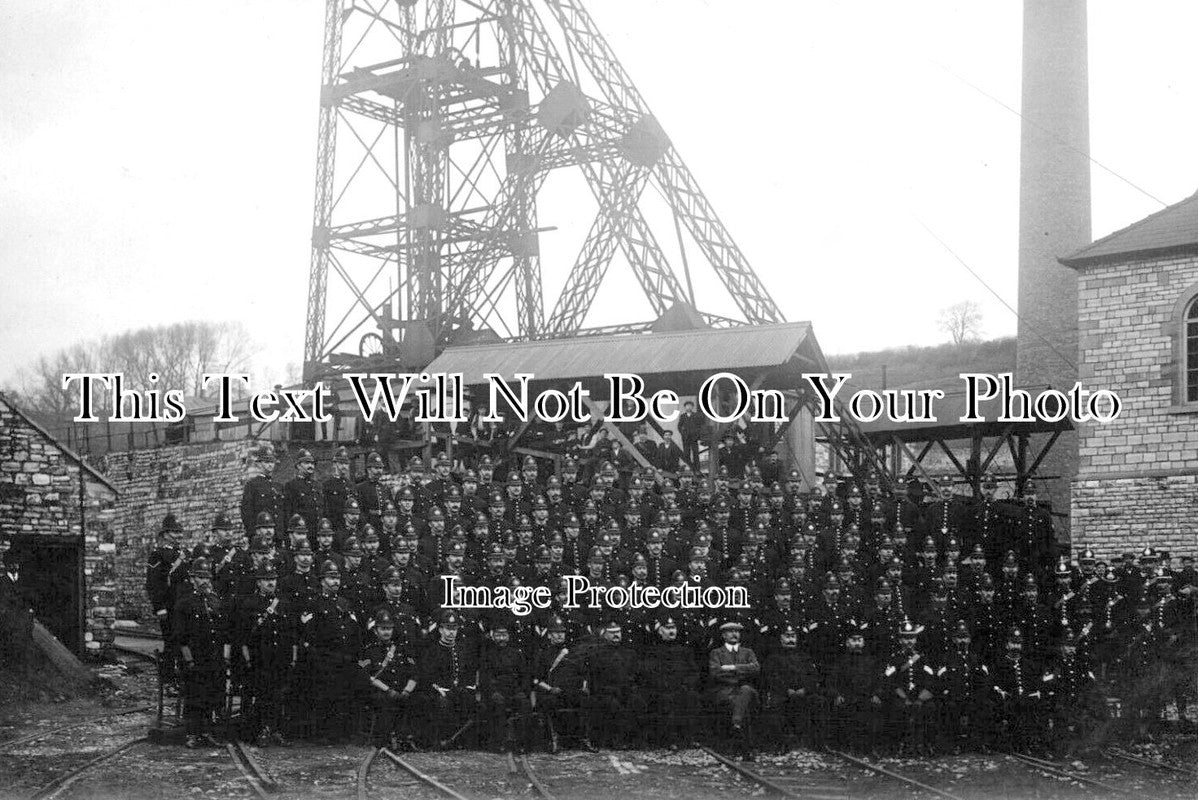SO 2501 - Police Group At Weston Super Mare Colliery, Somerset