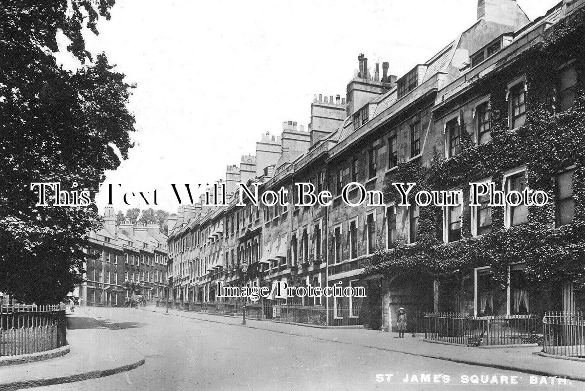 SO 2504 - St James Square, Bath, Somerset c1912