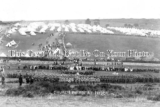 SO 2509 - Church Parade, Priddy Military Camp, Somerset 1910