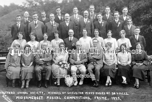 SO 2530 - Coleford Choral Society Winners, Frome, Somerset 1925