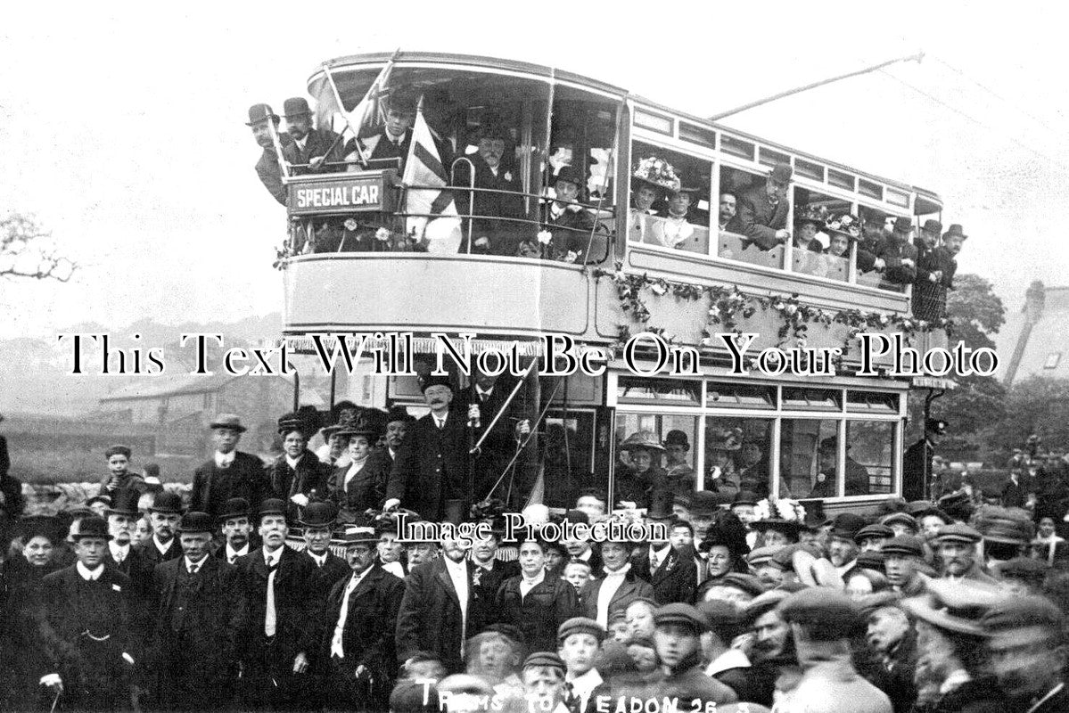 SO 2542 - Opening Of Tram Route To Yeadon, Somerset 1905