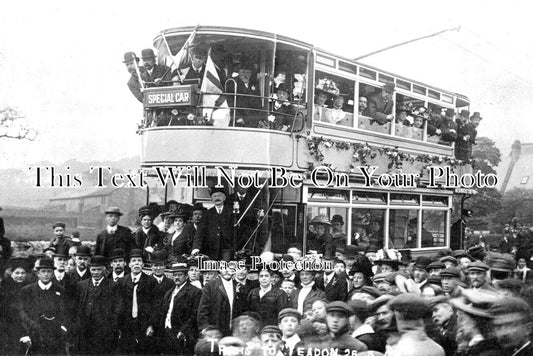 SO 2542 - Opening Of Tram Route To Yeadon, Somerset 1905