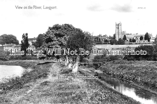 SO 2550 - View On The River, Langport, Somerset