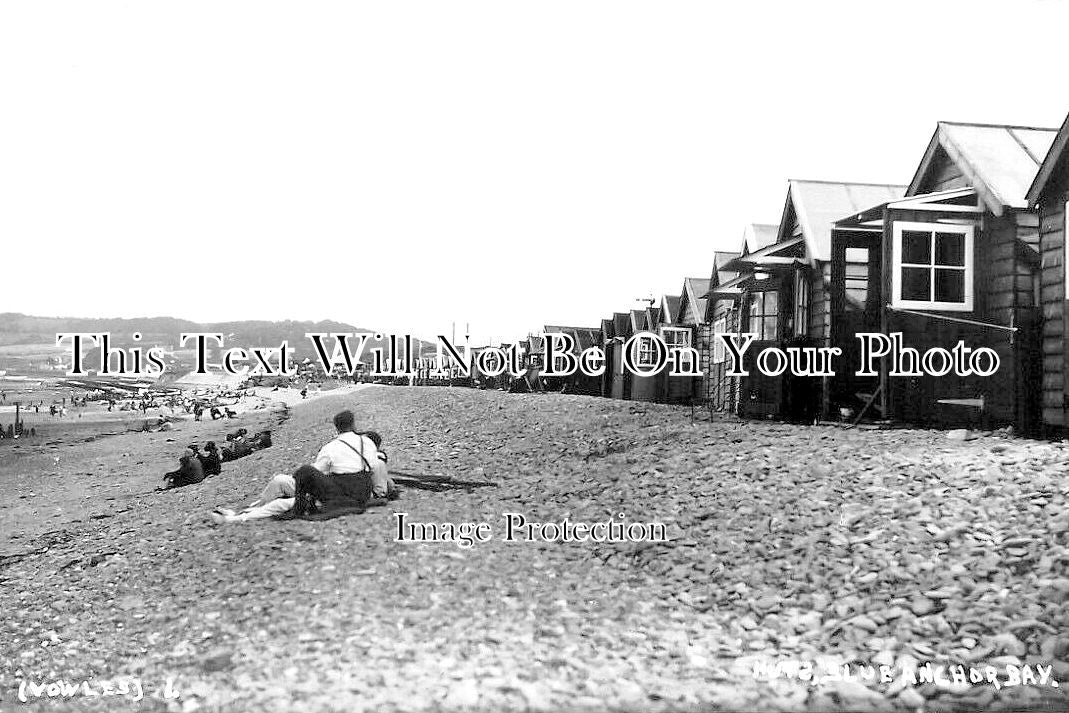 SO 2568 - Beach Huts At Blue Anchor Bay Near Watchet, Somerset