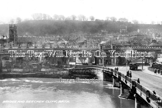 SO 2572 - Bridge & Beechen Cliff, Bath, Somerset