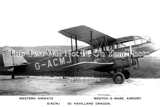 SO 2609 - De Havilland Dragon, Western Airways, Weston Super Mare Airport