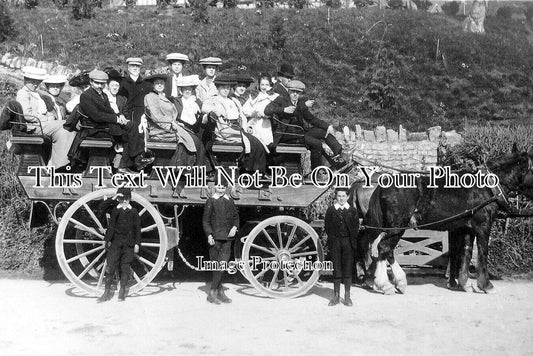 SO 2630 - Charabanc At Crooks Peak, Weston Super Mare, Somerset c1907