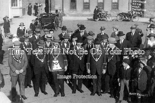 SO 2671 - Unveiling Of Wells War Memorial, Somerset WW1