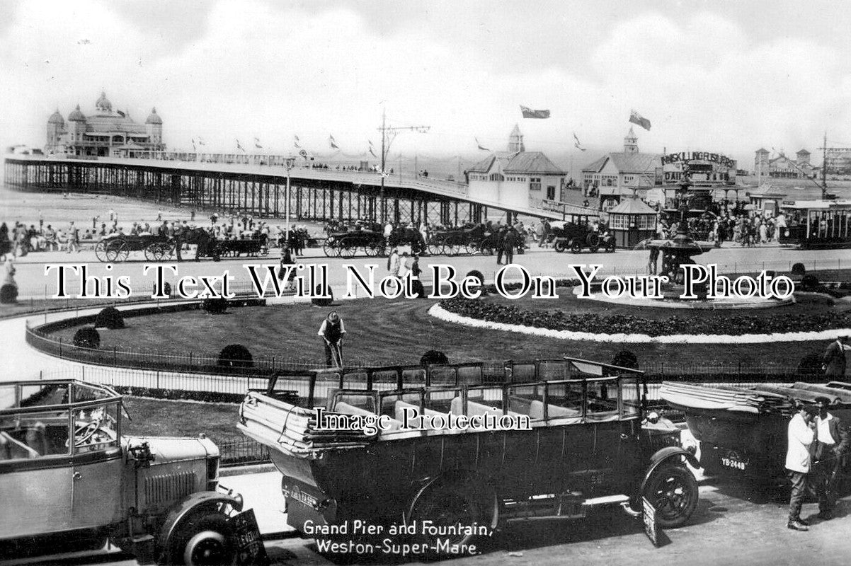 SO 2709 - Grand Pier & Fountain, Weston Super Mare, Somerset