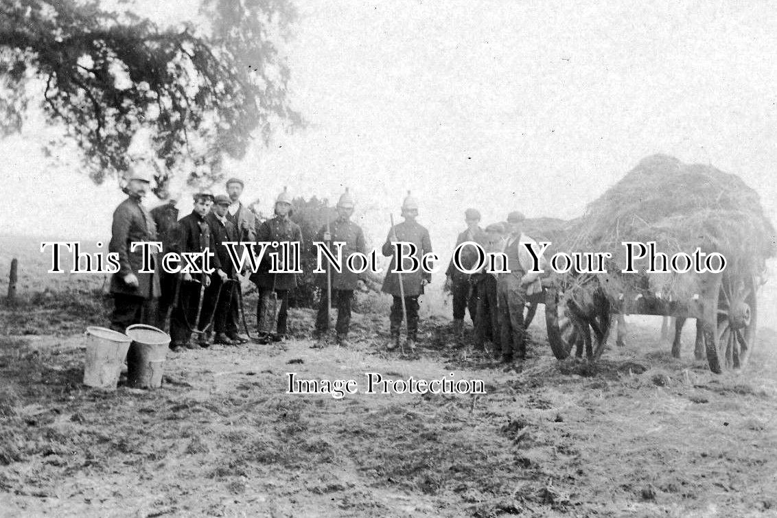 SO 278 - Farming, Fire brigade, Brent Knoll, Somerset