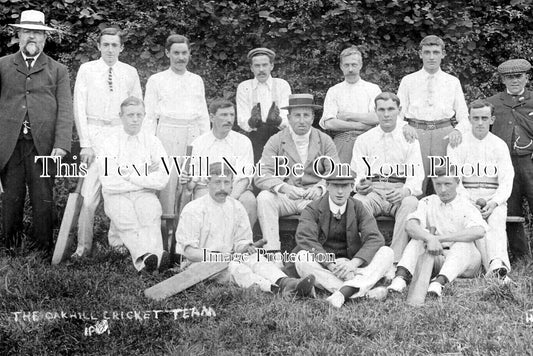 SO 2823 - The Oakhill Cricket Club Team, Somerset