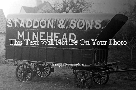 SO 2839 - Staddon & Sons Horse Drawn Cart, Minehead, Somerset