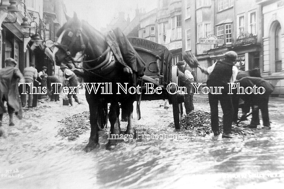 SO 2866 - The Storm At Wells, Somerset 1926