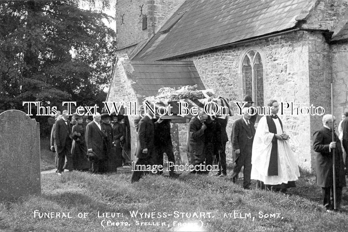 SO 2923 - Funeral Of Lt Wyness Stuart, Elm, Somerset