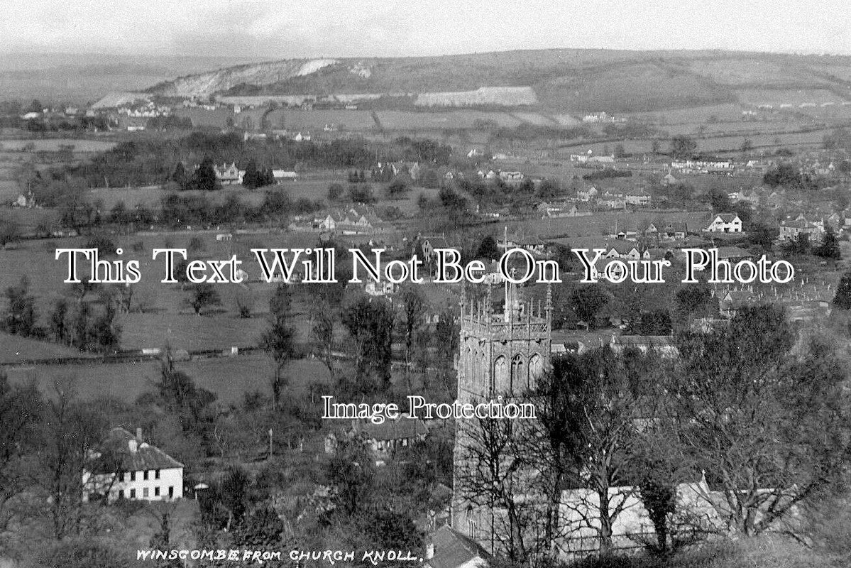 SO 2932 - Winscombe From Church Knoll, Somerset