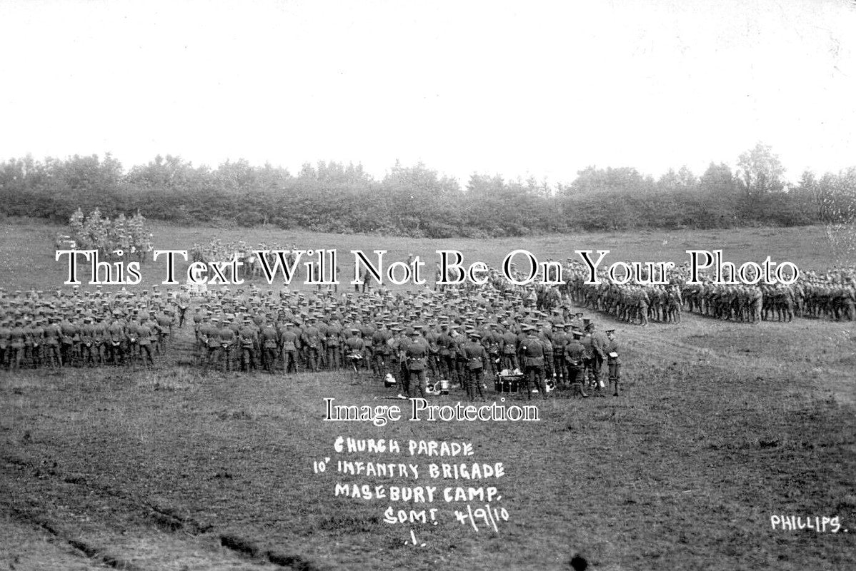 SO 2957 - Church Parade, 10th Infantry Brigade, Masebury Camp, Somerset