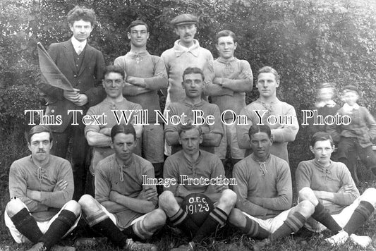 SO 2962 - Oakhill Football Club Team, Somerset 1912-13