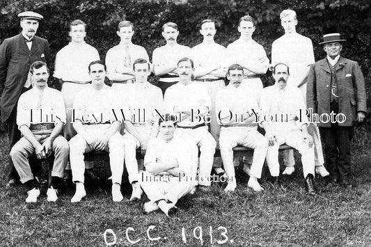 SO 2985 - Oakhill Cricket Club Team, Somerset 1913