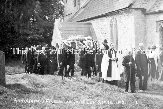 SO 3002 - Army Airmans Funeral, Great Elm, Somerset 1912