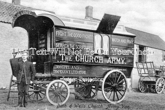 SO 3011 - Bath & Wells Church Army Van, Somerset 1907