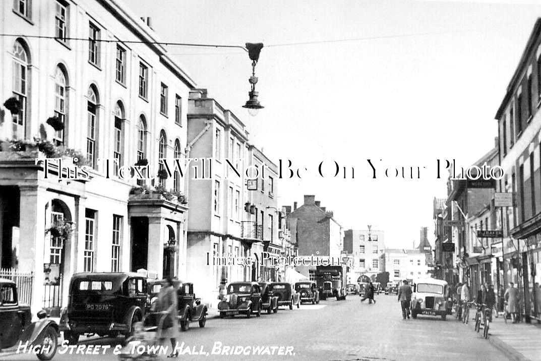 SO 3030 - High Street & Town Hall, Bridgwater, Somerset