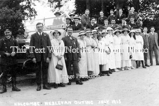 SO 3049 - Holcombe Wesleyan Outing, Charabanc, Somerset 1915