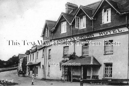 SO 326 - The Crown Hotel, Exford, Somerset c1919