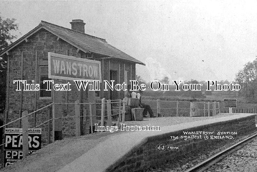 SO 335 - Wanstrow Railway Station, Somerset c1908