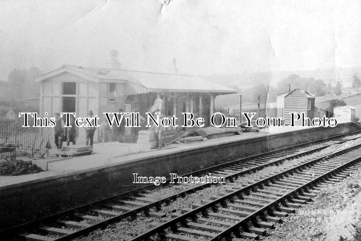 SO 361 - Dunkerton Railway Station Under Refurbishment, Somerset c1909