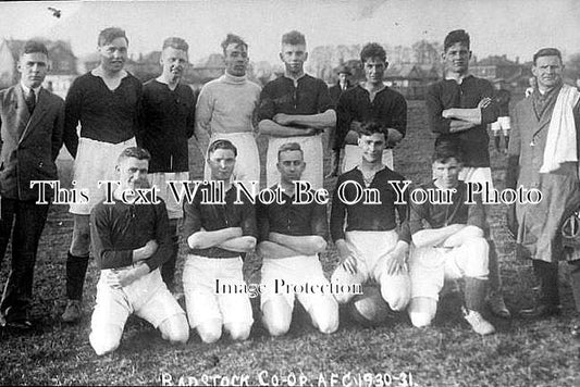 SO 37 - Radstock Co-Op A F C Football Club, Somerset 1930-31