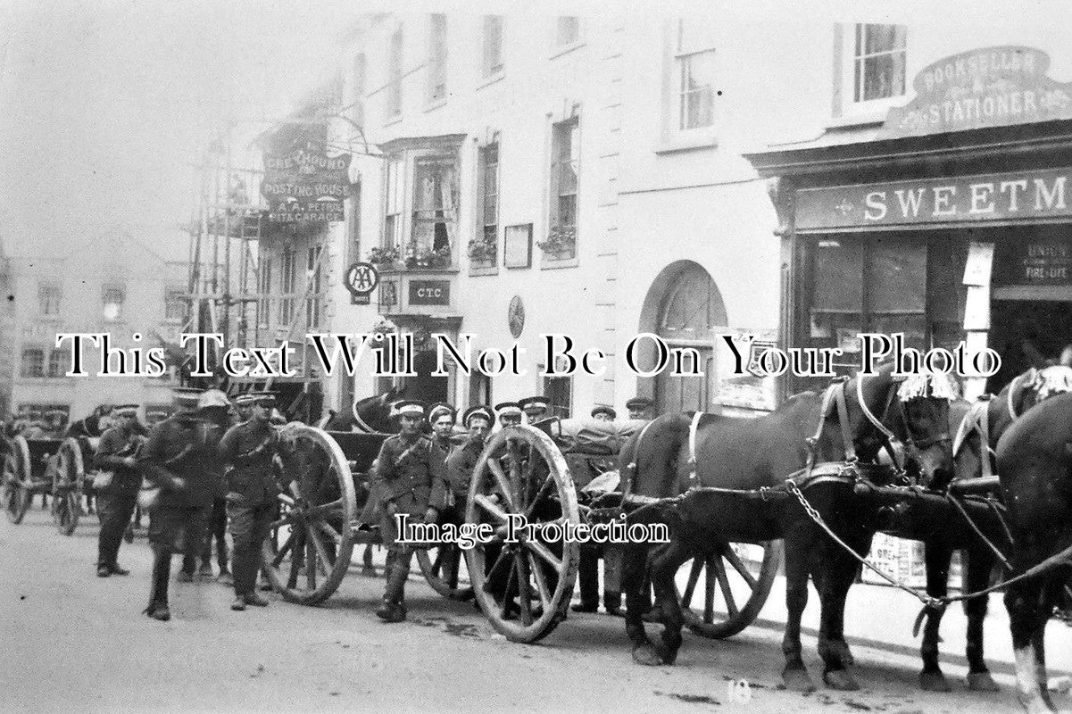 SO 383 - RFA, Royal Field Artillery, Wincanton, Somerset WW1