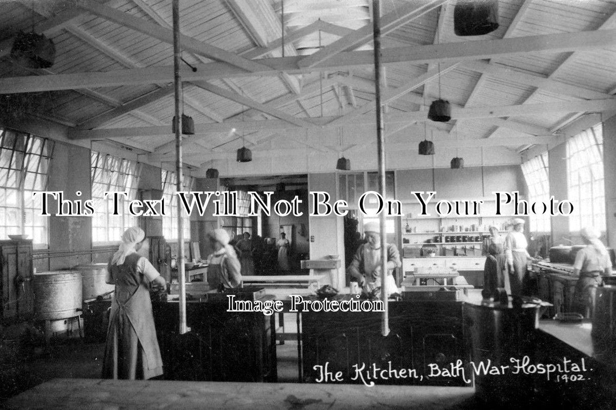 SO 396 - The Kitchen, Bath War Hospital, Somerset WW1 – JB Archive