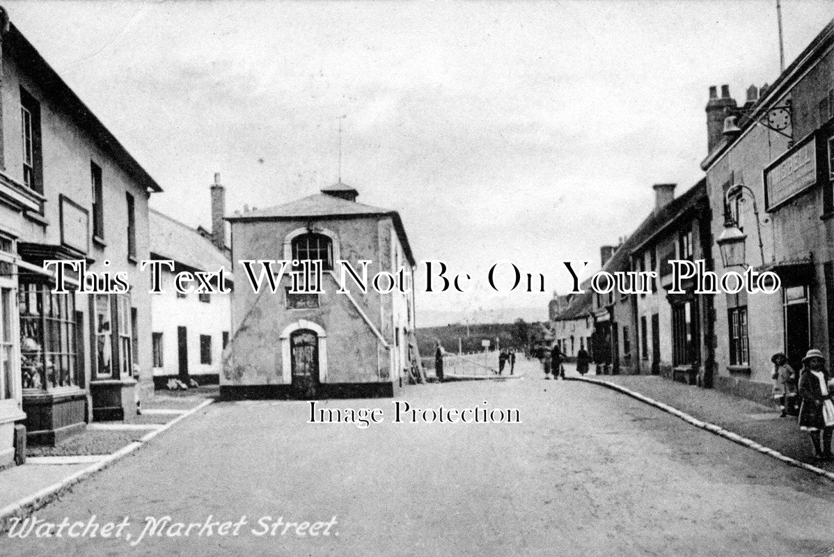 SO 421 - Market Street, Watchet, Somerset c1920