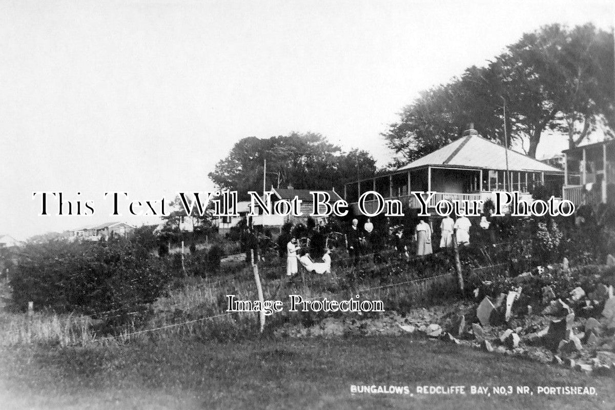 SO 447 - Bungalows, Redcliffe Bay, Portishead, Somerset c1910