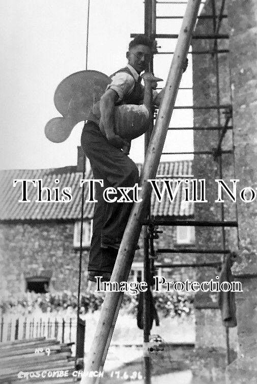 SO 456 - Croscombe Church, Struck By Lightning, Somerset 1936