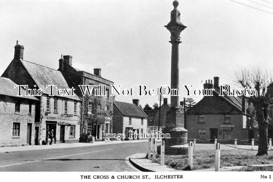 SO 465 - The Cross & Church St., Ilchester, Somerset