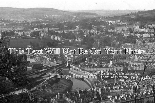 SO 488 - Bathwick & Widcombe From Alexander Park, Bath, Somerset