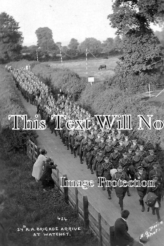 SO 496 - Arrival Of The 27th Anti-Aircraft Brigade, Watchet, Somerset