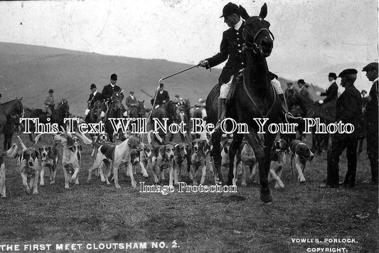 SO 52 - First Meet, Cloutsham Hunt, Somerset c1913