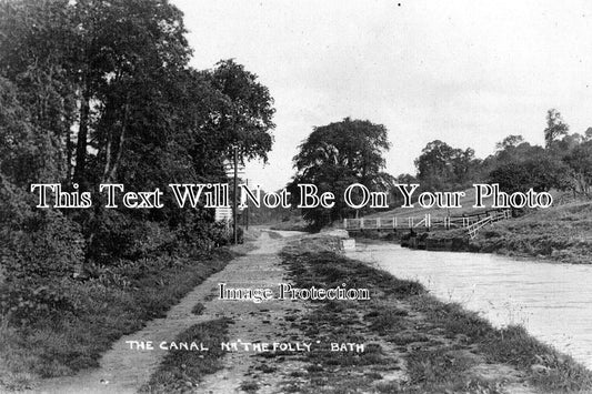 SO 536 - The Canal Near The Folly, Bath, Somerset c1930