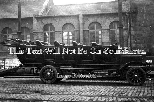 SO 588 - Bath Electric Tramways Ltd Charabanc, Somerset c1912
