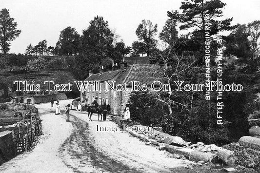 SO 609 - Buckland  Bridge In Ruines After Storm, Somerset 1906